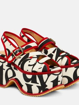 Sandály na platformě s potiskem Vivienne Westwood