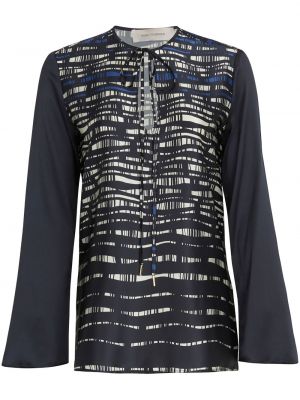 Jedwabna bluzka w abstrakcyjne wzory Silvia Tcherassi