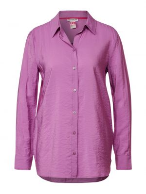 Блузка в уличном стиле Street One фиолетовая