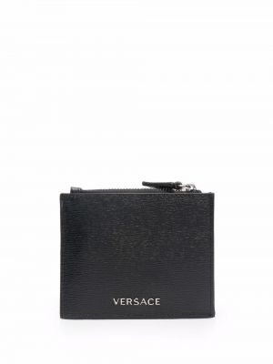 Cartera con estampado Versace negro