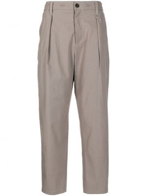 Pantaloni chino plissettati Songzio marrone