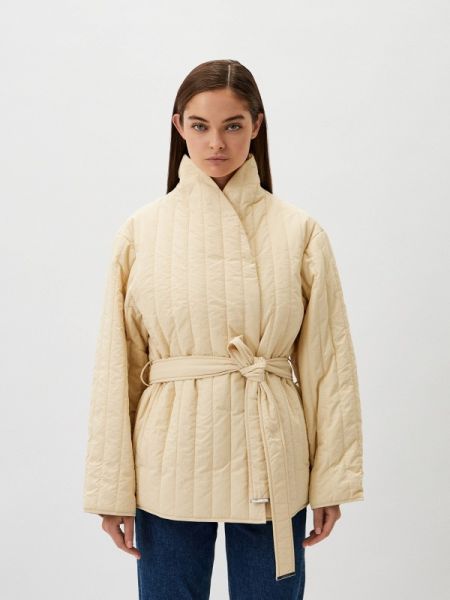 Утепленная куртка Calvin Klein бежевая
