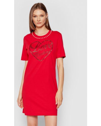 Kleid Love Moschino rot