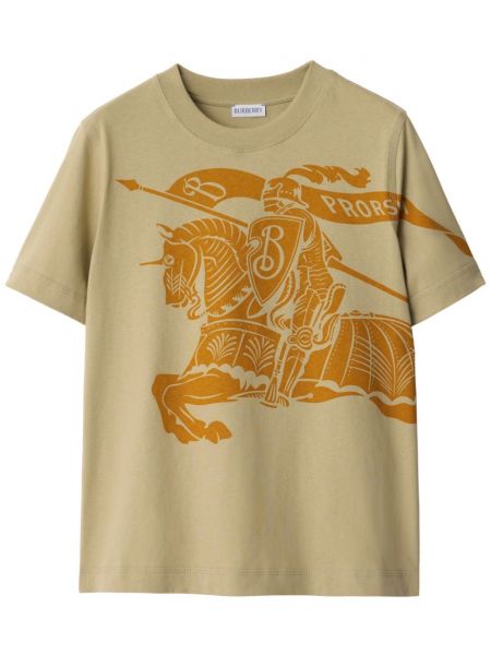 T-shirt à imprimé Burberry beige