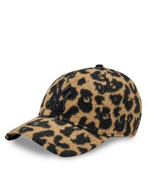 Leopardí čepice New Era hnědý