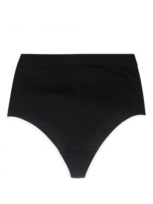 Pantalon culotte en coton Marine Serre noir