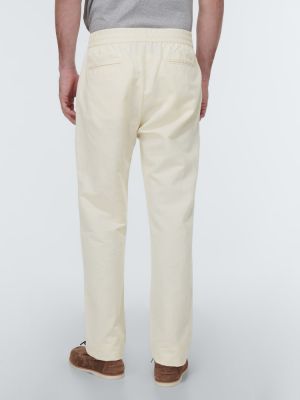 Pantalon en lin en coton Sunspel