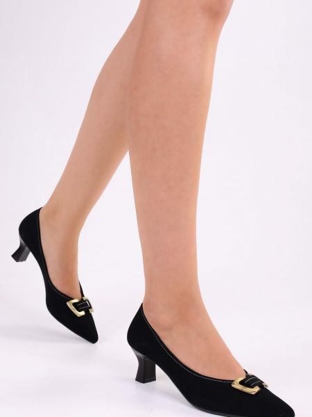 Pantofi din piele de căprioară Shoeberry negru