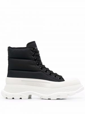 Blonder snøring sneakers Alexander Mcqueen svart