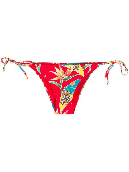 Bikini mit print Moschino rot