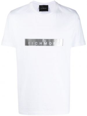 Camiseta manga corta John Richmond blanco