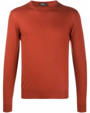 Jersey de tela jersey con estampado de cachemira Suite 191 naranja
