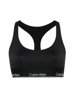Crop top Calvin Klein czarny