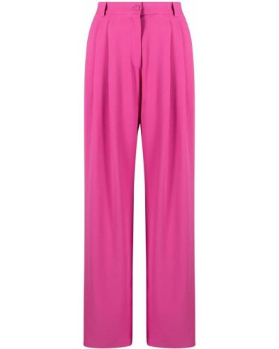 Pantalones de cintura alta bootcut Dolce & Gabbana rosa