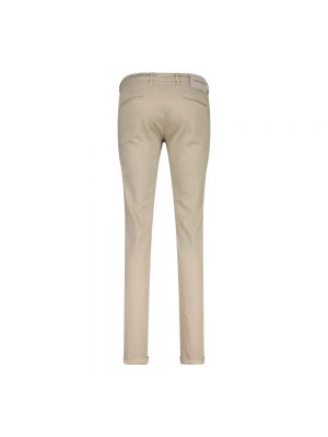 Pantalones chinos slim fit de algodón Tramarossa beige