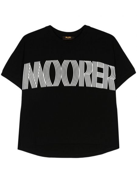 T-shirt Moorer sort