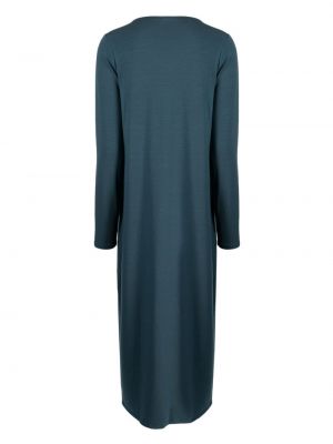 Midi šaty s kulatým výstřihem Eileen Fisher modré