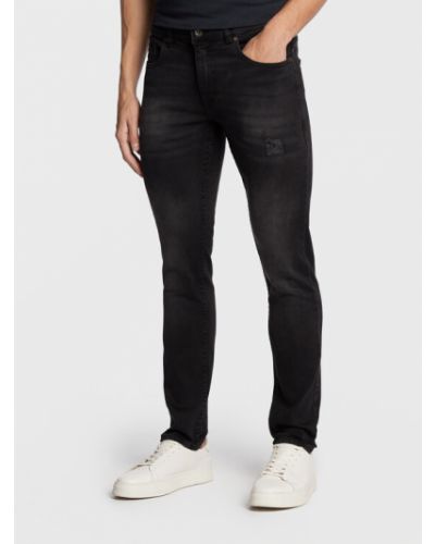 Jeans skinny slim Lindbergh noir