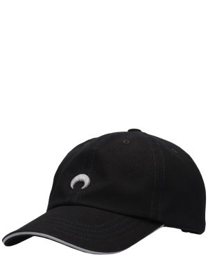 Памучна шапка с козирки Marine Serre черно
