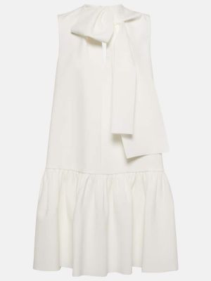 Mini vestido con lazo Roksanda blanco