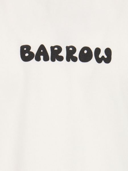 Camiseta de algodón con estampado Barrow blanco