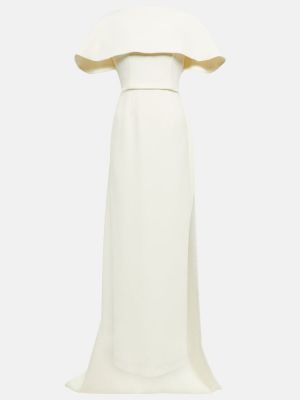 Dlouhé šaty Emilia Wickstead bílé