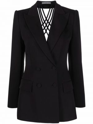 Lang blazer Alberta Ferretti svart