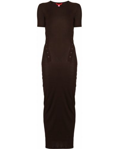 Sukienka mini Eckhaus Latta - Brązowy