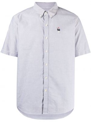 Bavlněná košile s výšivkou :chocoolate šedá