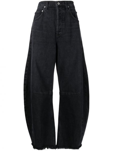 Straight leg jeans baggy Citizens Of Humanity nero