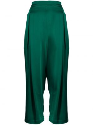 Pantaloni a vita alta Biyan verde