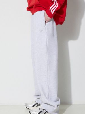 Spodnie sportowe bawełniane Adidas Originals szare