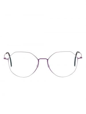 Ochelari cu imprimeu geometric Lindberg violet