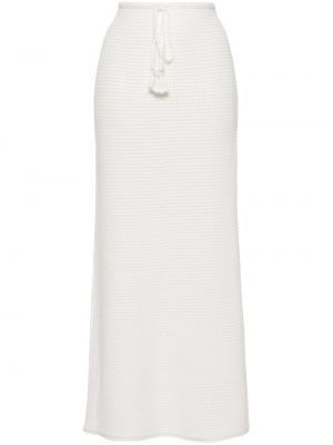 Maksi suknja Self-portrait bijela