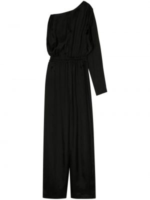 Σατέν ολόσωμη φόρμα Rick Owens μαύρο