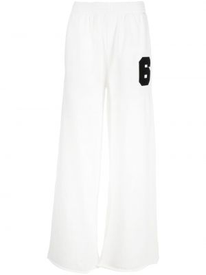 Spodnie sportowe bawełniane Mm6 Maison Margiela - biały