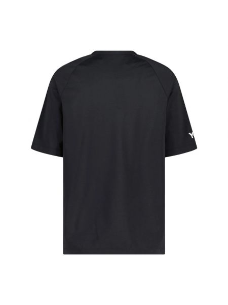Jersey gestreifte t-shirt Y-3 schwarz