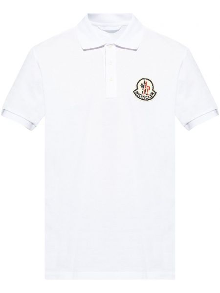 Poloshirt Moncler hvid