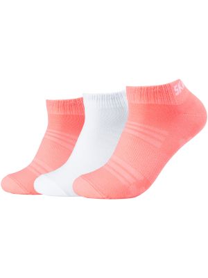 Ponožky se síťovinou Skechers růžové