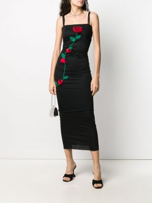 Vestido de cóctel ajustado con apliques Dolce & Gabbana