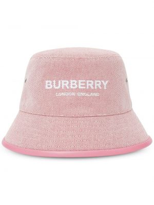Шапка бродирана розово Burberry