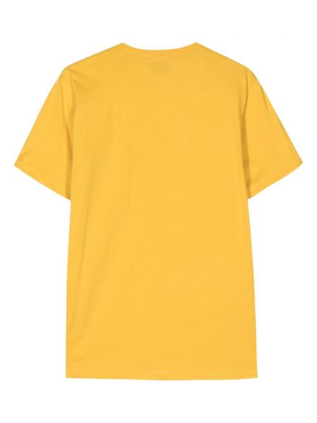 Raštuotas medvilninis marškinėliai Ps Paul Smith geltona
