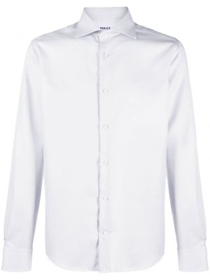 Поло тениска от джърси Boggi Milano бяло