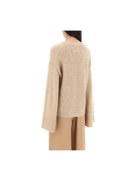 Jersey de lana de tela jersey de lana mohair By Malene Birger beige