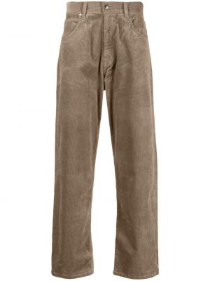 Pantaloni dritti di velluto a coste Société Anonyme beige