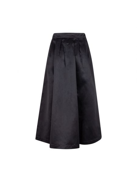 Długa spódnica z wysoką talią plisowana Selected Femme czarna