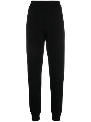 Slim fit teplákové nohavice s cvočkami Emporio Armani čierna