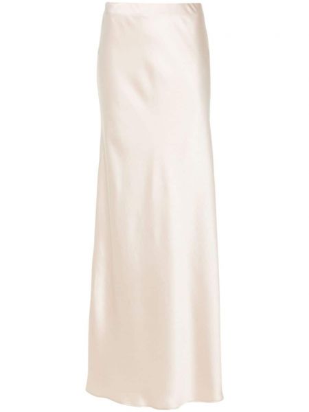 Satenska maksi suknja Blanca Vita bijela