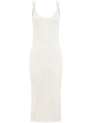 Μίντι φόρεμα με διαφανεια Dion Lee λευκό