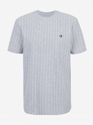Pruhované tričko Tom Tailor Denim šedé